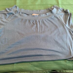 Blue Casual, scoop neck Top